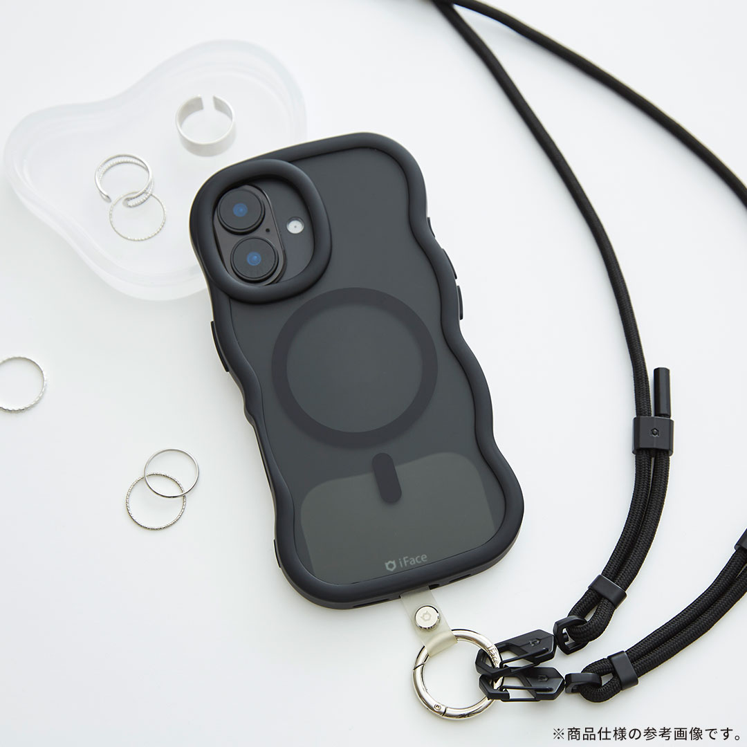 [iPhone 16/15/14/13専用]PHONEAR Magsafe対応 なみなみマットケース