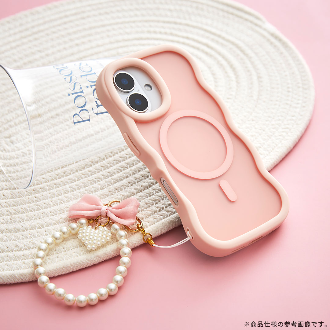 [iPhone 16/15/14/13専用]PHONEAR Magsafe対応 なみなみマットケース