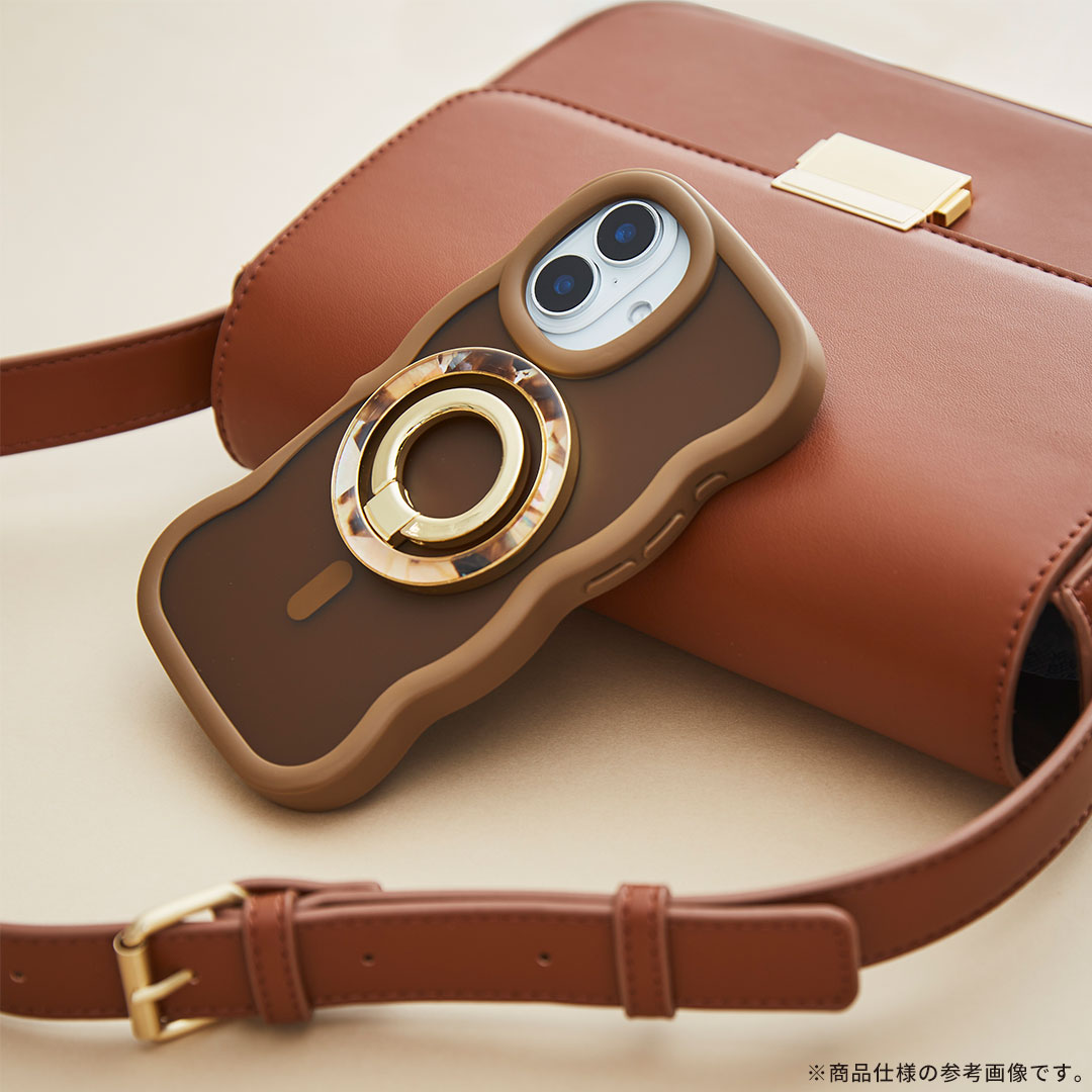 [iPhone 16/15/14/13専用]PHONEAR Magsafe対応 なみなみマットケース