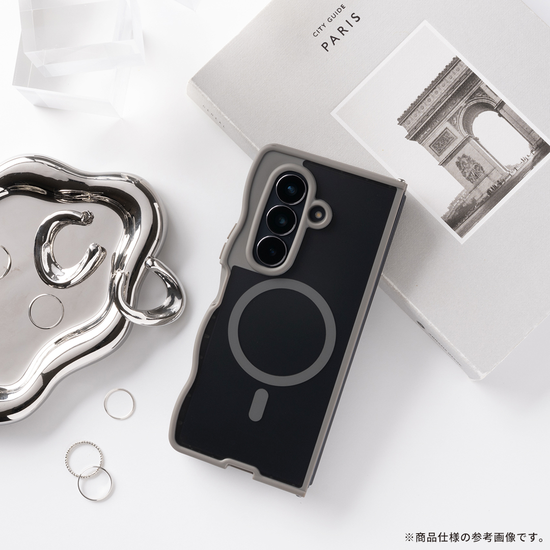 [iPhone 16/15/14/13専用]PHONEAR Magsafe対応 なみなみマットケース