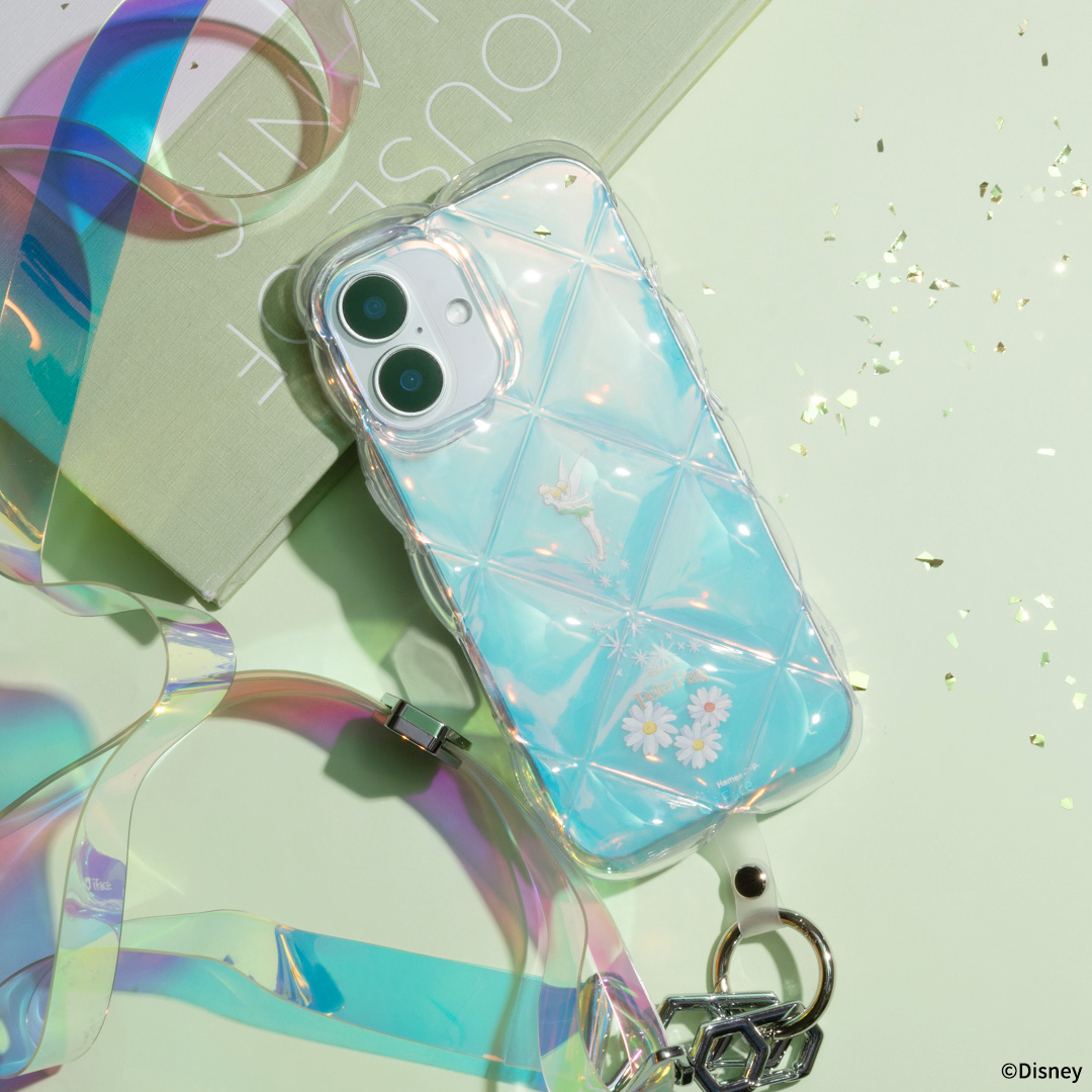 【新】[iPhone 16/15/14/13専用]ディズニーキャラクター クリアキルティングケース