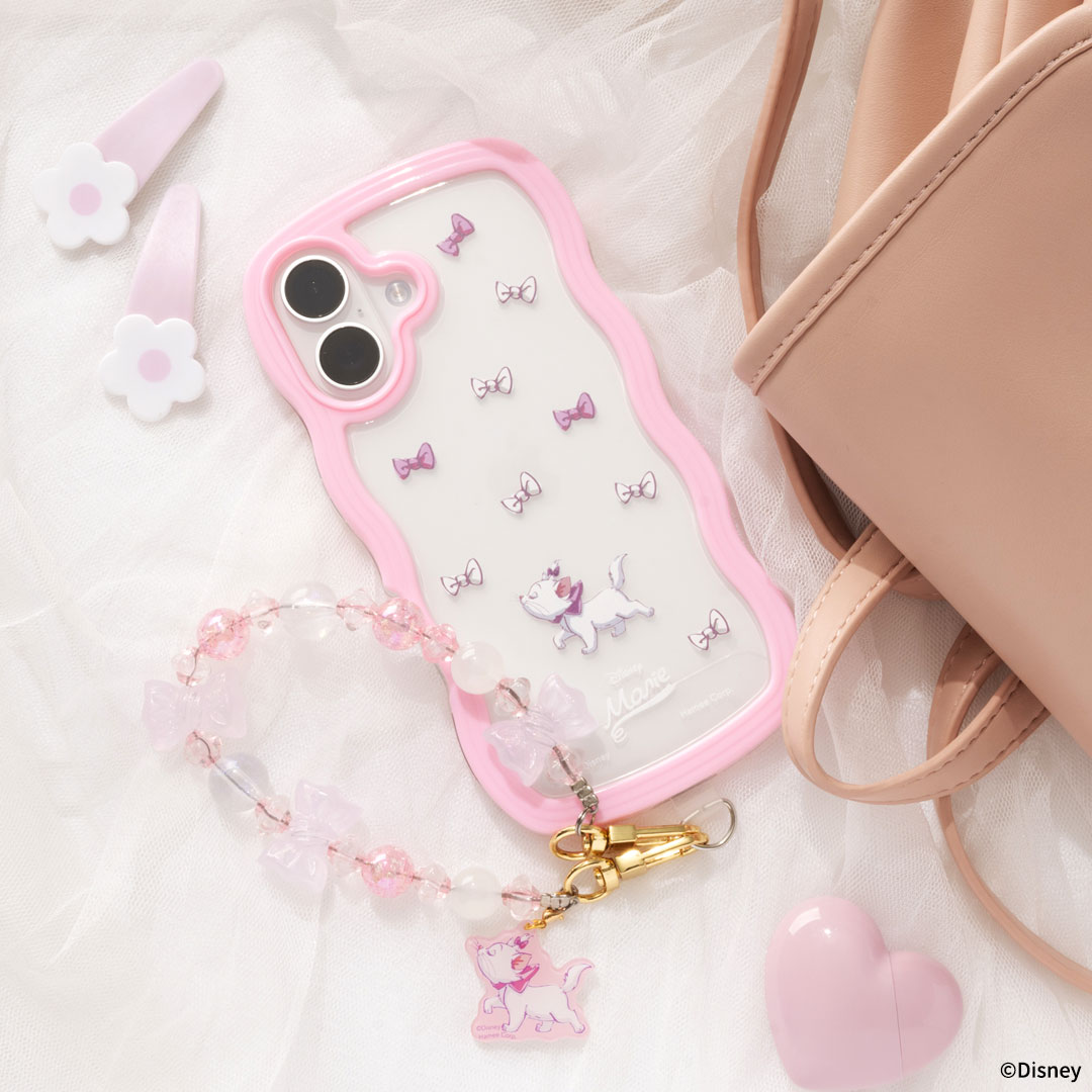 ディズニーキャラクター ビーズハンドストラップ(マリー)