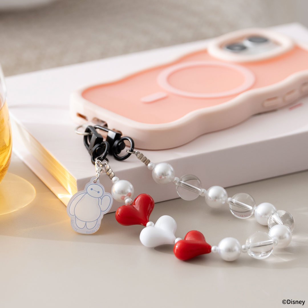 ディズニーキャラクター ビーズハンドストラップ(マリー)