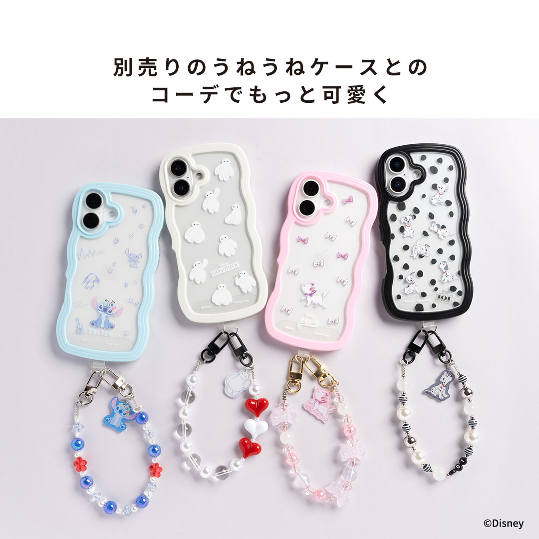 ディズニーキャラクター ビーズハンドストラップ(マリー)