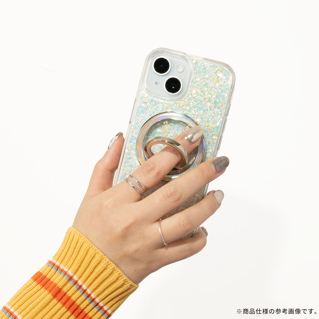 使うたび、気分もキラめく。twinkle Magsafe対応 グリッターケース。