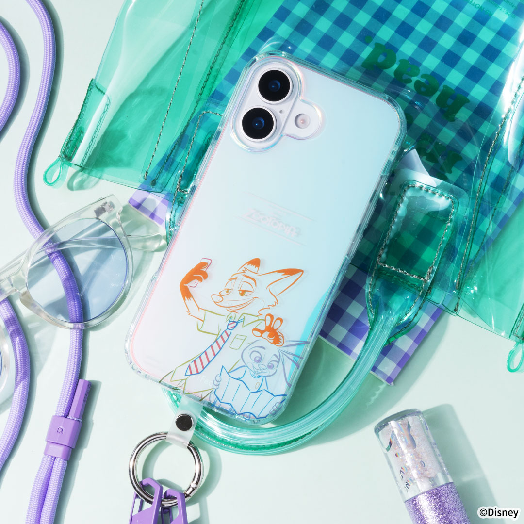 【新】[iPhone 2025 6.3inch 2Lens専用]ディズニーキャラクター HIGHER ハイブリッドケース(ミッキーマウス&フレンズ)