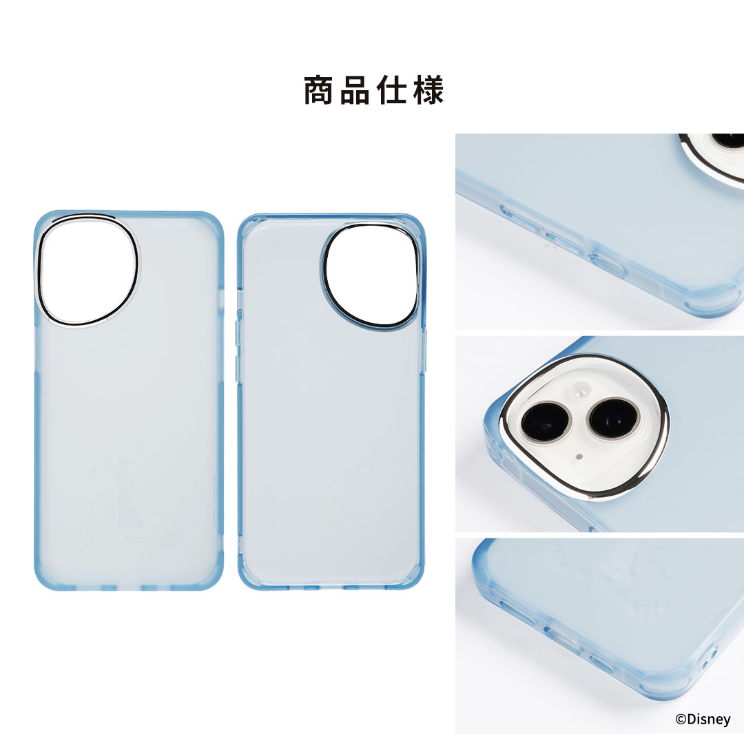 [iPhone 15/14/13専用]ディズニーキャラクター salisty(サリスティ)クリアカラー耐衝撃ハードケース