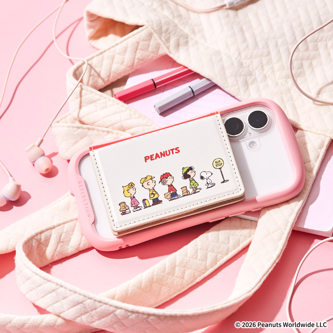 【新】PEANUTS/ピーナッツ BookType MagSafe対応カードウォレット(ドッグハウス)