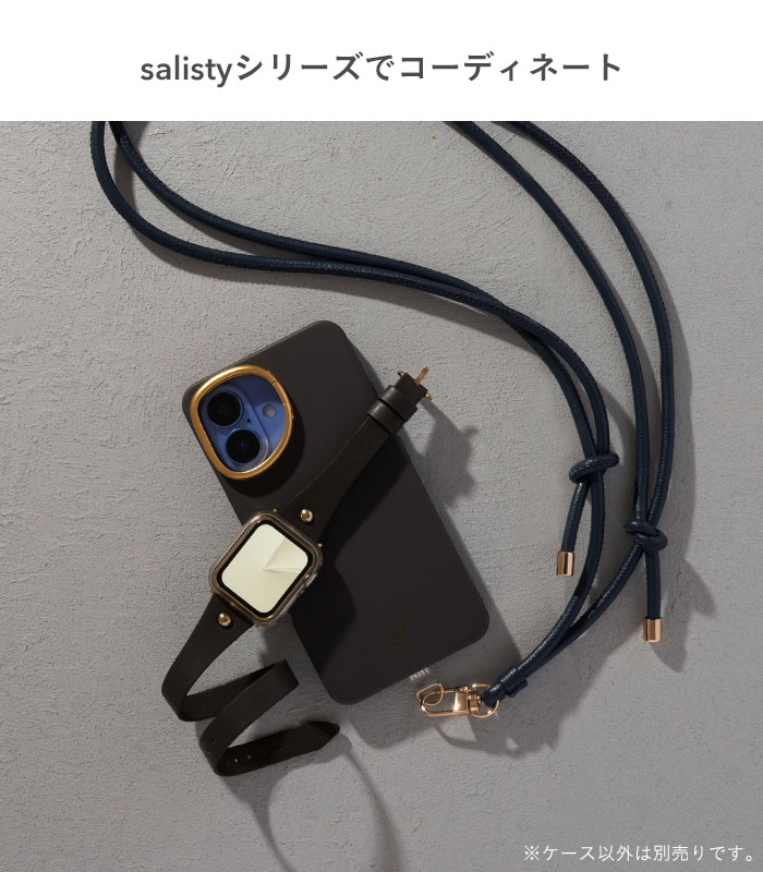 [iPhone 16/15/14/13専用]salisty(サリスティ)カメラホールスタンド 耐衝撃ハードケース