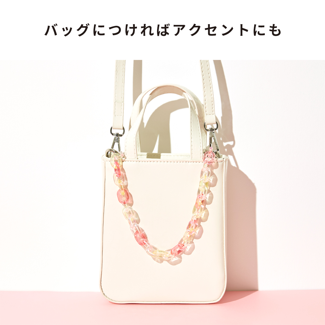 tokitam アクリルチェーンハンドストラップ(オーロラ)