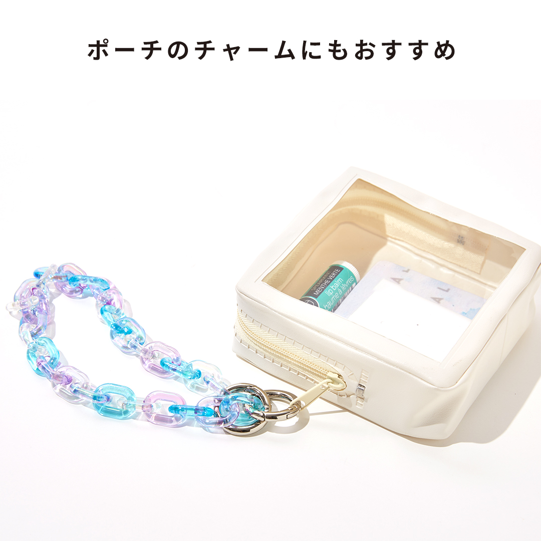 tokitam アクリルチェーンハンドストラップ(オーロラ)