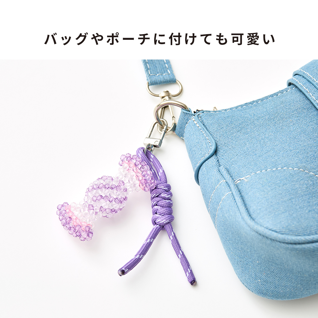 tokitam チャームストラップ(キャンディ/パープル)