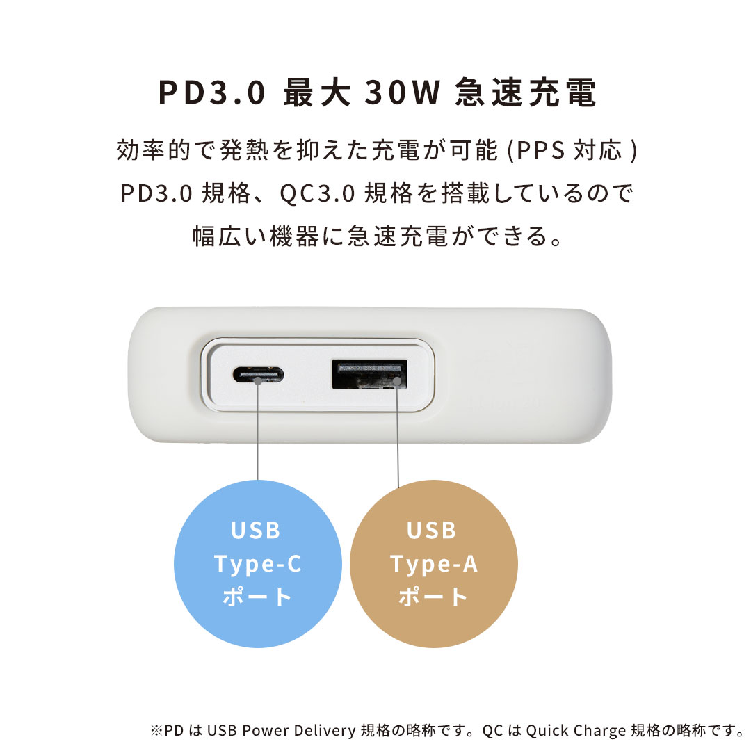 iFace SafePaq 半固体モバイルバッテリー 10000mAh