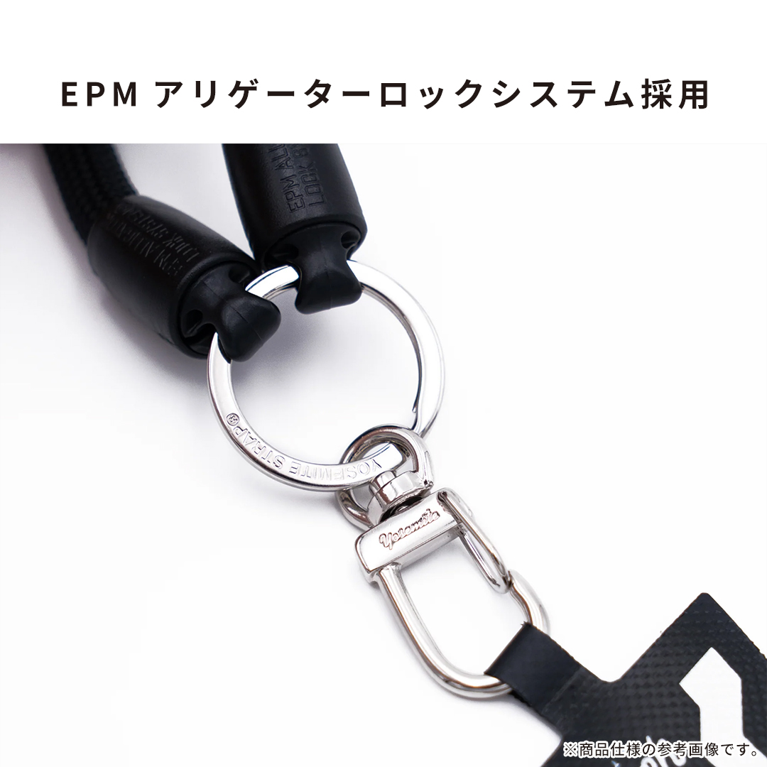 【新】YOSEMITE ヨセミテ MOBILE STRAP 140cm(Mad Black/マッドブラック)