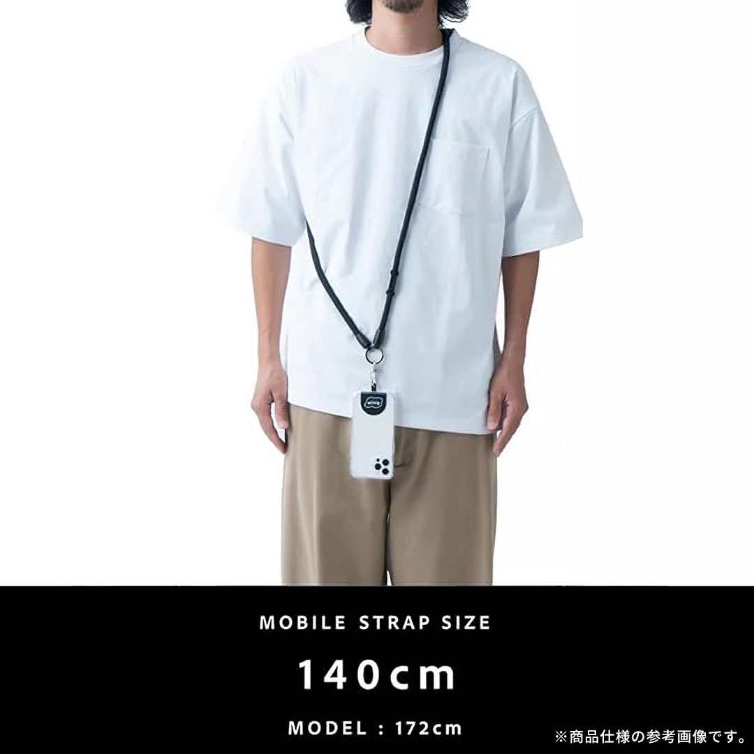 【新】YOSEMITE ヨセミテ MOBILE STRAP 140cm(Mad Black/マッドブラック)