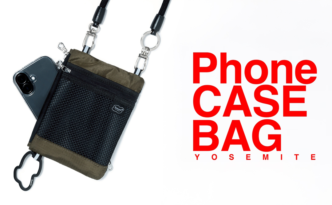 【新】YOSEMITE ヨセミテ PHONE CASE BAG(KHAKI/カーキ)