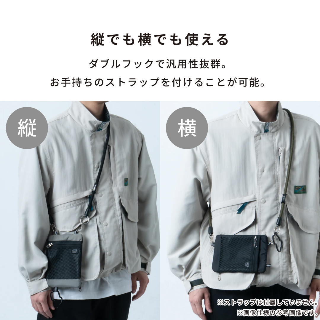 【新】YOSEMITE ヨセミテ PHONE CASE BAG(KHAKI/カーキ)