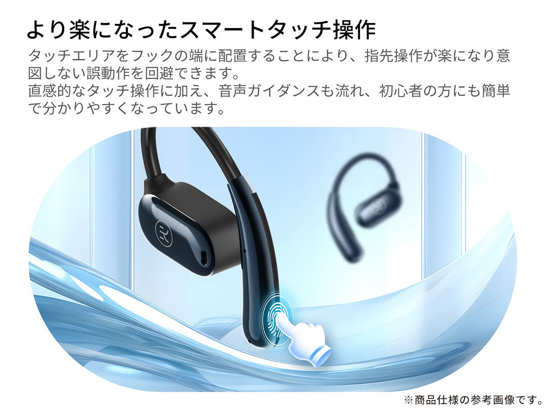 KING LUCKY Bluetooth5.3対応 オープンイヤー 完全ワイヤレスイヤホン i31pro Max