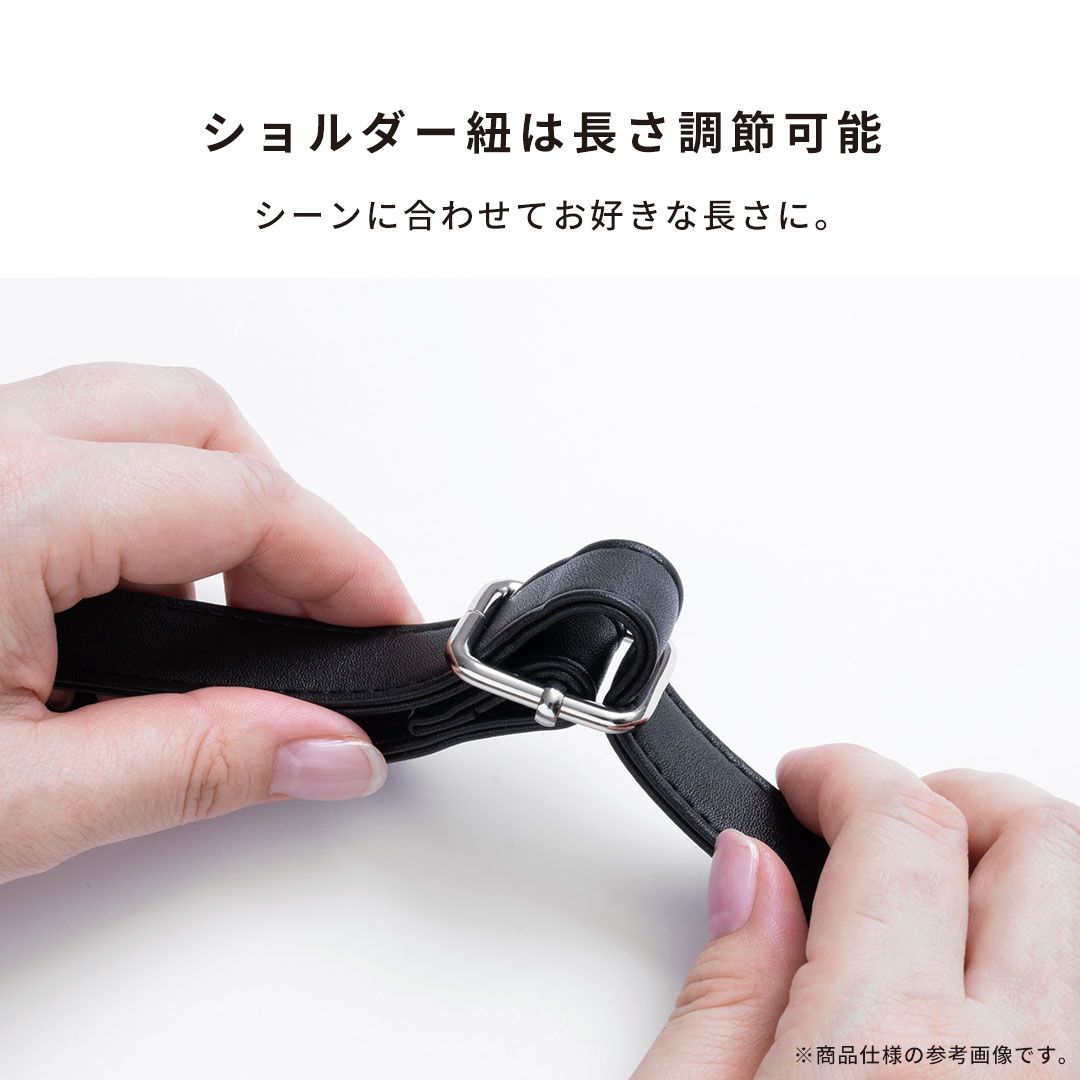 Mineed by Osel 合皮ストレージ 2WAY ショルダーバッグ(パールホワイト)