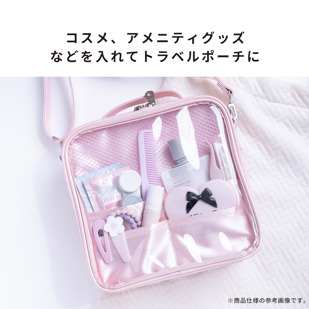 Mineed by Osel 合皮ストレージ 2WAY ショルダーバッグ(パールホワイト)