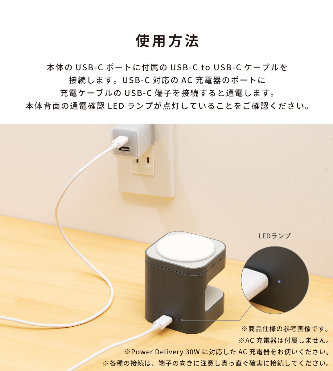 【WEB】2026福袋 充電環境が整う!USBタップ・2in1 ワイヤレス充電器・ケーブル・ケーブルタイお得な4点セット(グレーブラック/ミントグリーン)