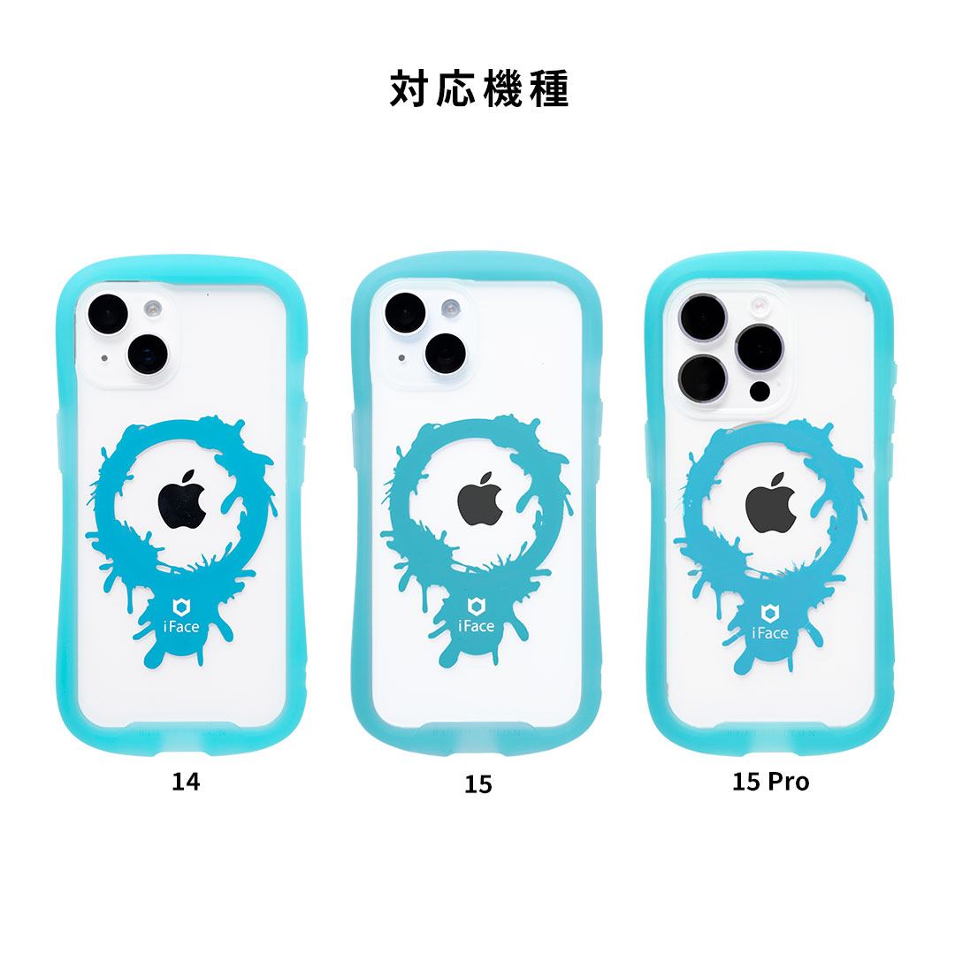 [iPhone 15専用]2026福袋 MagSafe対応iFaceクリアケースとNeoカラーのお得な5点セット(オレンジ)