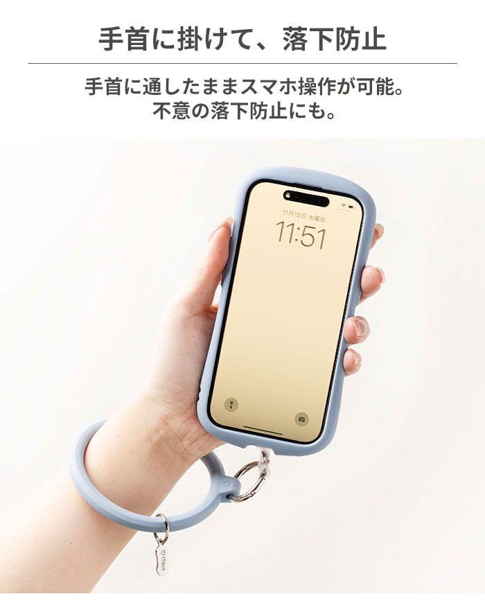 [iPhone 15専用]2026福袋 MagSafe対応iFaceクリアケースとNeoカラーのお得な5点セット(オレンジ)