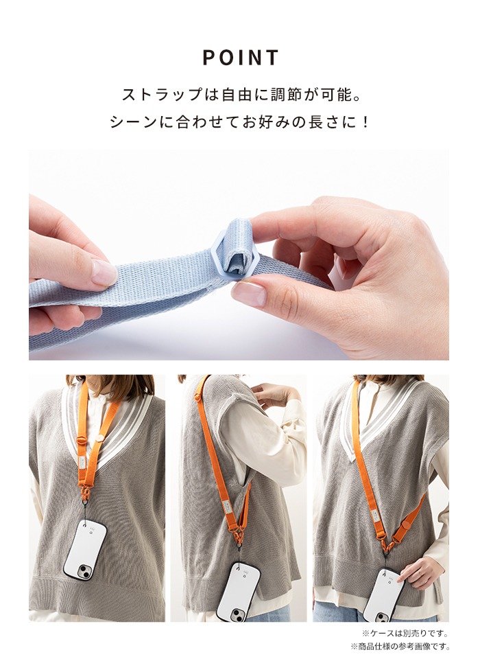 [iPhone 15専用]2026福袋 MagSafe対応iFaceクリアケースとNeoカラーのお得な5点セット(オレンジ)